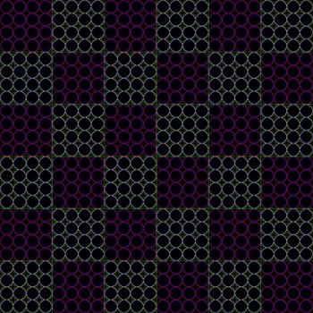 Digital computer graphic - seamless geometric ornament with a circles for design.
