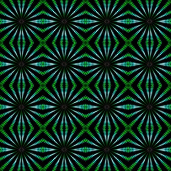 Digital computer graphic - seamless fractal ornament for design.