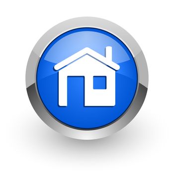 blue glossy web icon