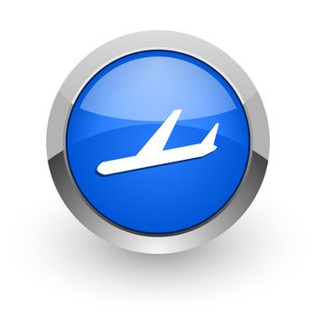blue glossy web icon