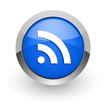 blue glossy web icon