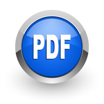blue glossy web icon