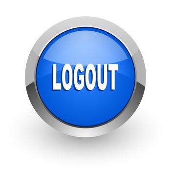 blue glossy web icon