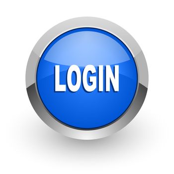 blue glossy web icon