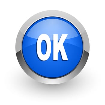 blue glossy web icon