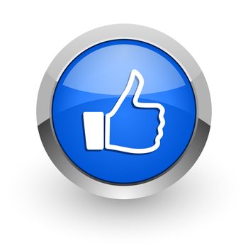 blue glossy web icon