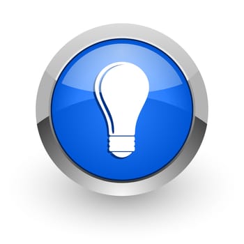 blue glossy web icon