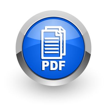 blue glossy web icon