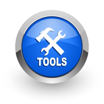 blue glossy web icon