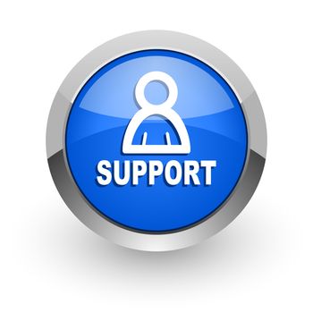 blue glossy web icon