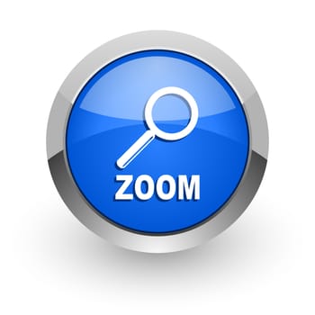 blue glossy web icon