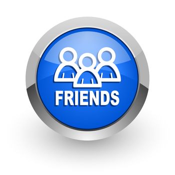 blue glossy web icon