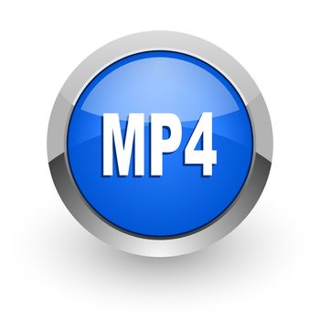 blue glossy web icon