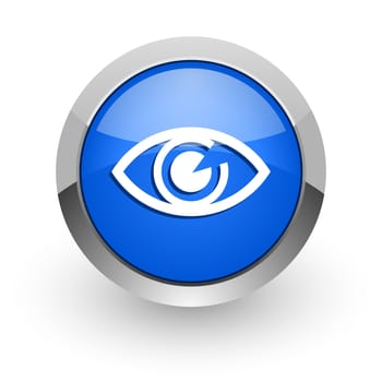 blue glossy web icon