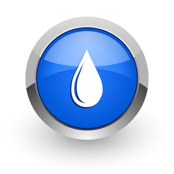 blue glossy web icon