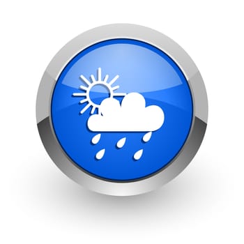 blue glossy web icon