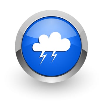 blue glossy web icon