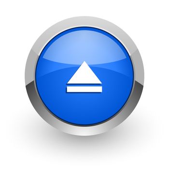 blue glossy web icon