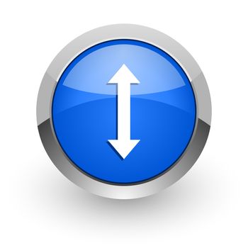blue glossy web icon