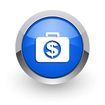 blue glossy web icon