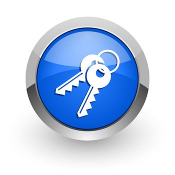 blue glossy web icon