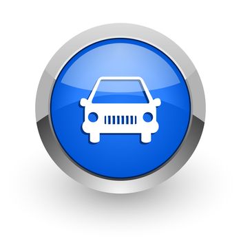 blue glossy web icon