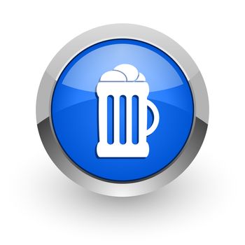 blue glossy web icon