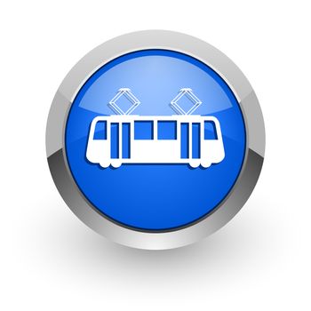 blue glossy web icon