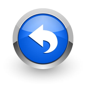 blue glossy web icon