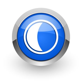 blue glossy web icon