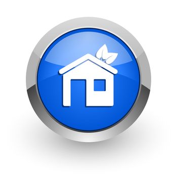 blue glossy web icon