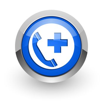 blue glossy web icon
