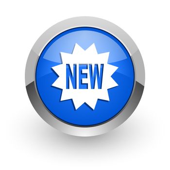 blue glossy web icon