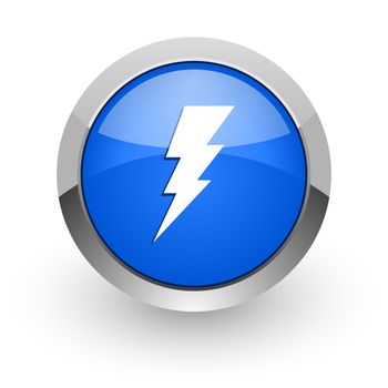 blue glossy web icon