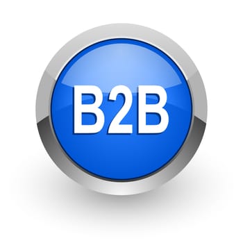 blue glossy web icon
