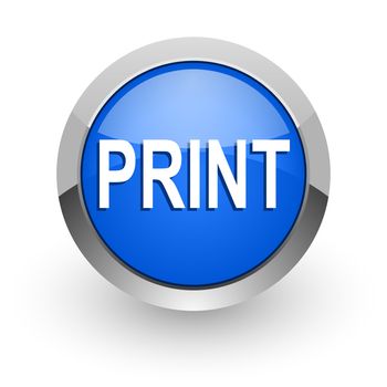 blue glossy web icon