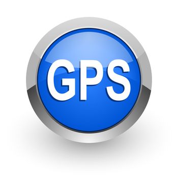 blue glossy web icon