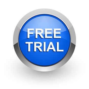 blue glossy web icon