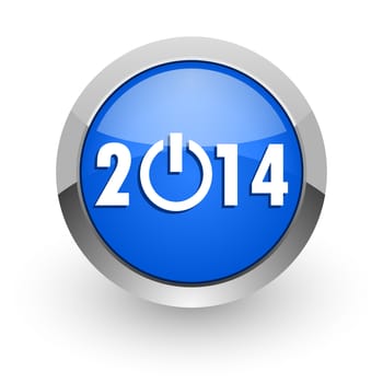 blue glossy web icon