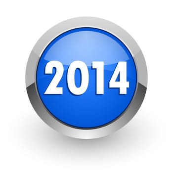 blue glossy web icon