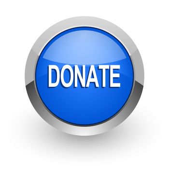 blue glossy web icon