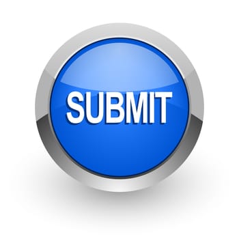 blue glossy web icon
