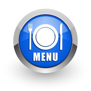 blue glossy web icon