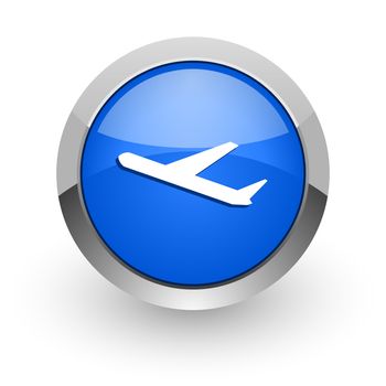 blue glossy web icon