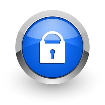 blue glossy web icon