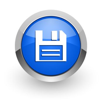 blue glossy web icon