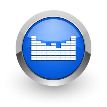 blue glossy web icon