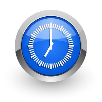blue glossy web icon