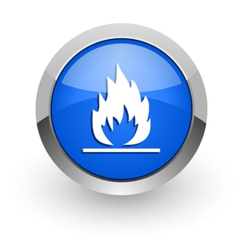 blue glossy web icon