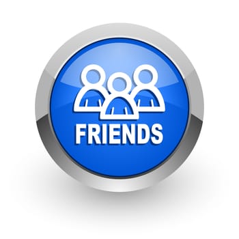 blue glossy web icon